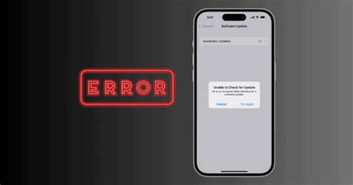 Why an Error Occurred Installing iOS 13?