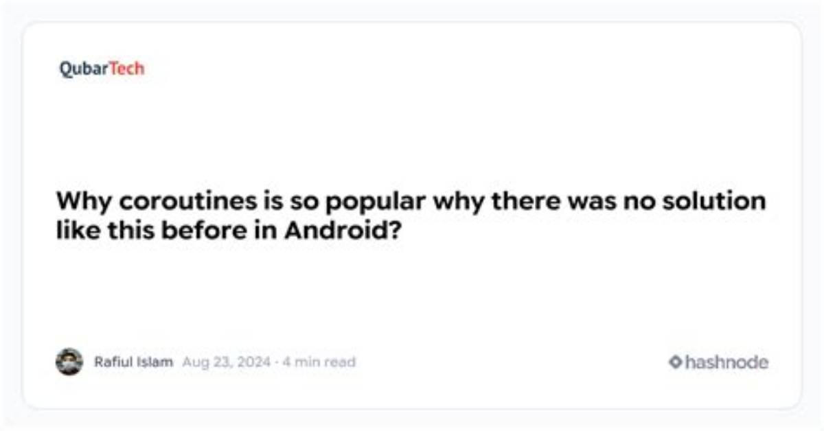 Why Are Coroutines Useful?