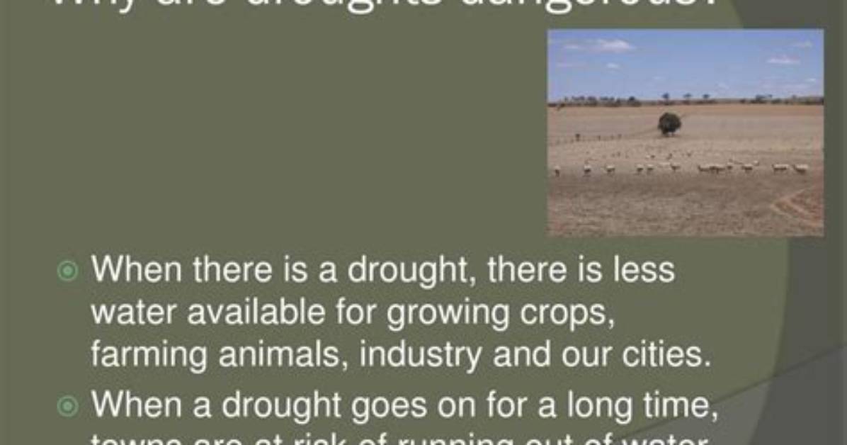 Why Are Droughts Dangerous?