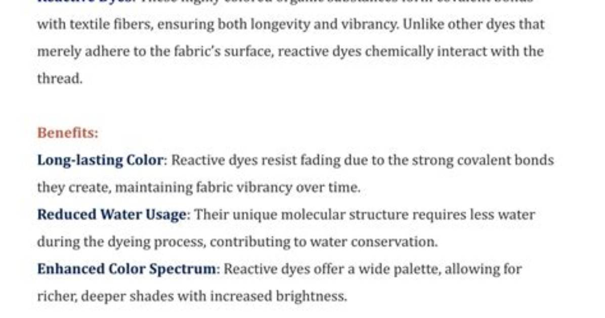 Why Are Dyes Colored