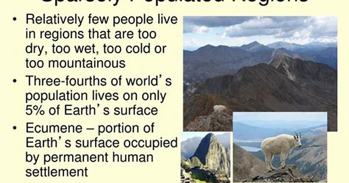Why Are Mountainous Regions Sparsely Populated?