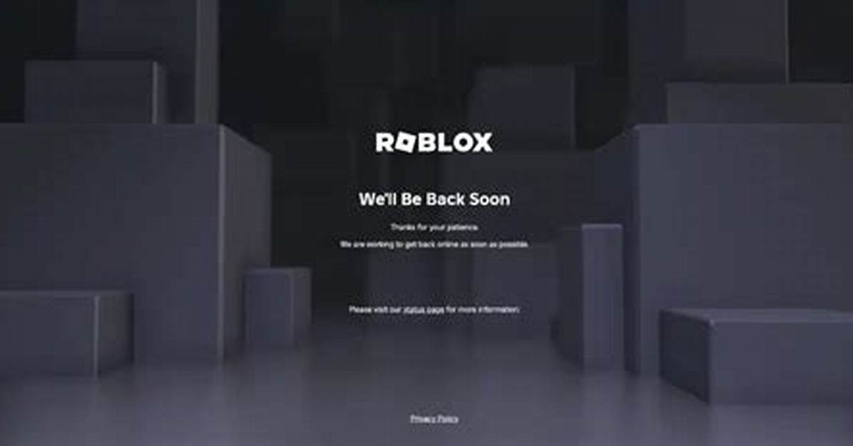 Why Are Roblox Servers Down