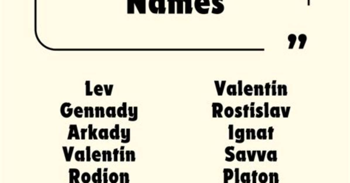 Why Are Russian Names So Difficult?
