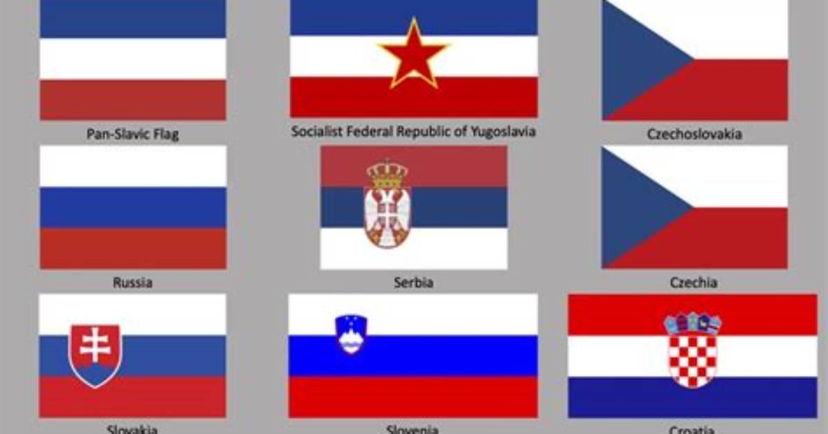 Why Are Slavic Flags Red White and Blue?