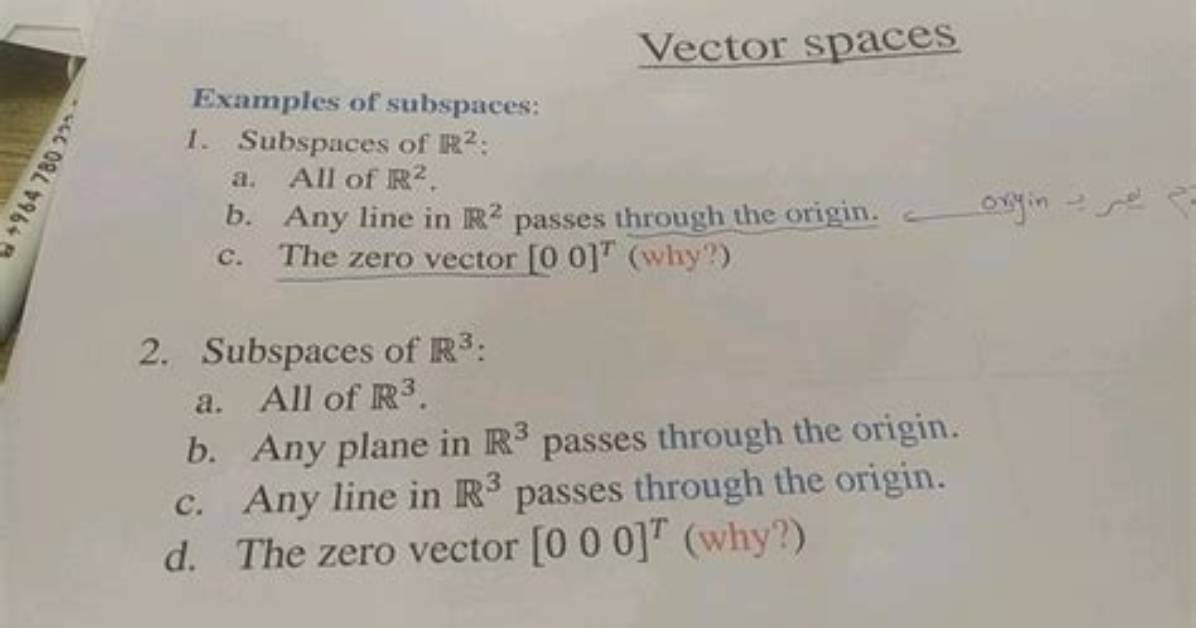 Why Are Subspaces Important?