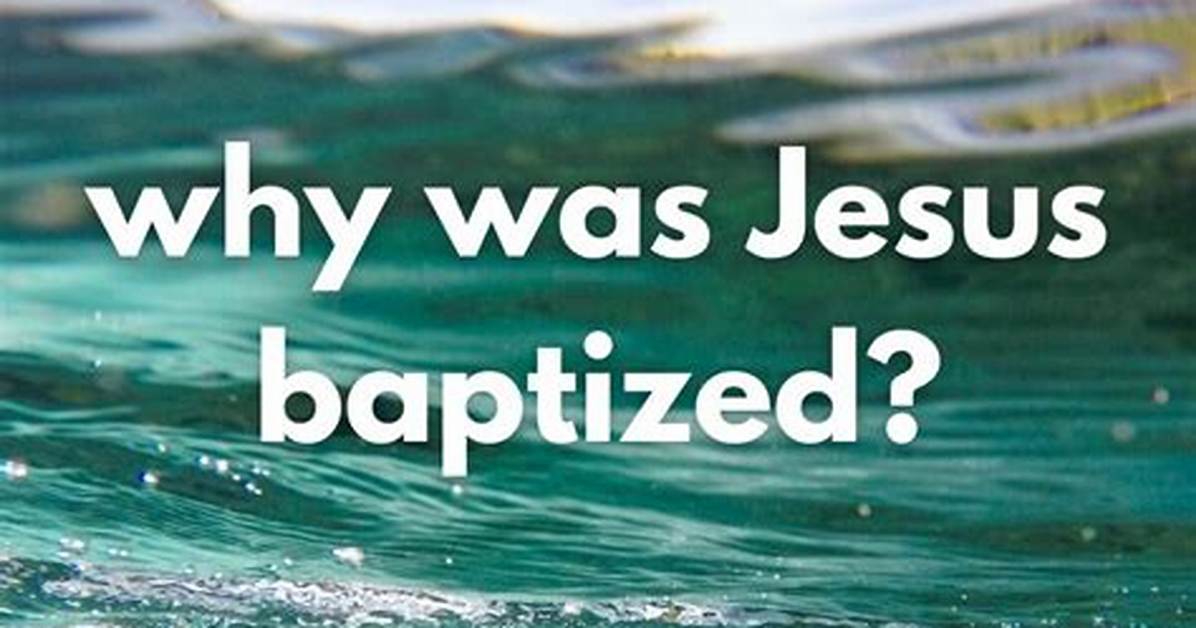 Why Baptized Is Important?