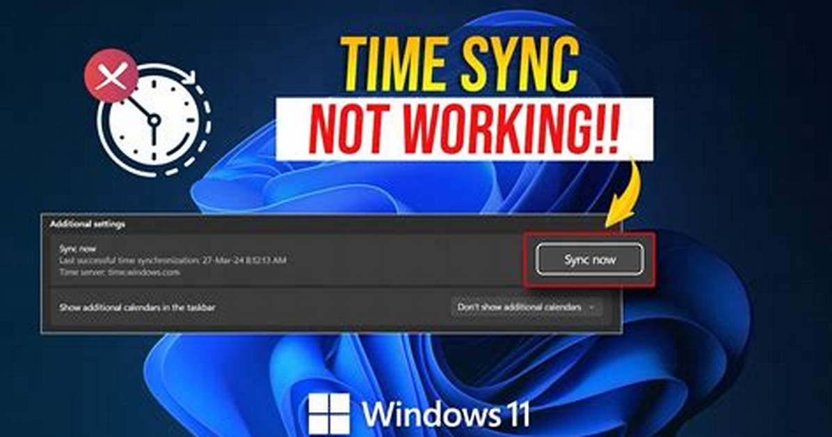 Why Can’t I Sync My Clock in Windows 10?