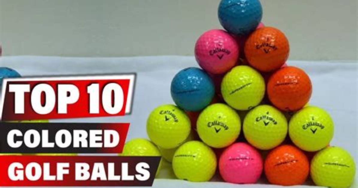 Why Colored Golf Balls?