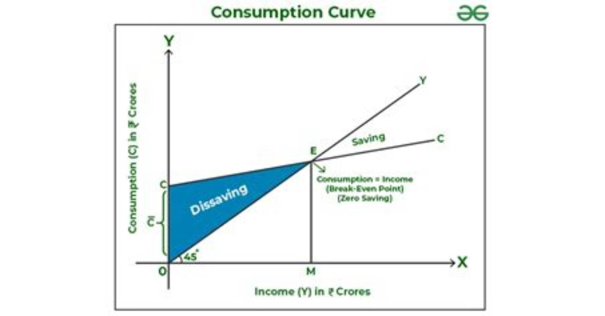 Why Consumption Curve Not Start from Origin?