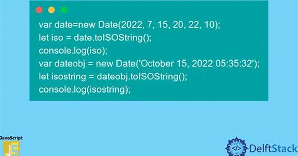 Why Converting New. Date(). toISOString() Changes the Time?