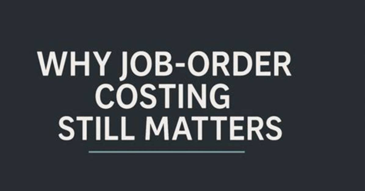 Why Costing Is Done?