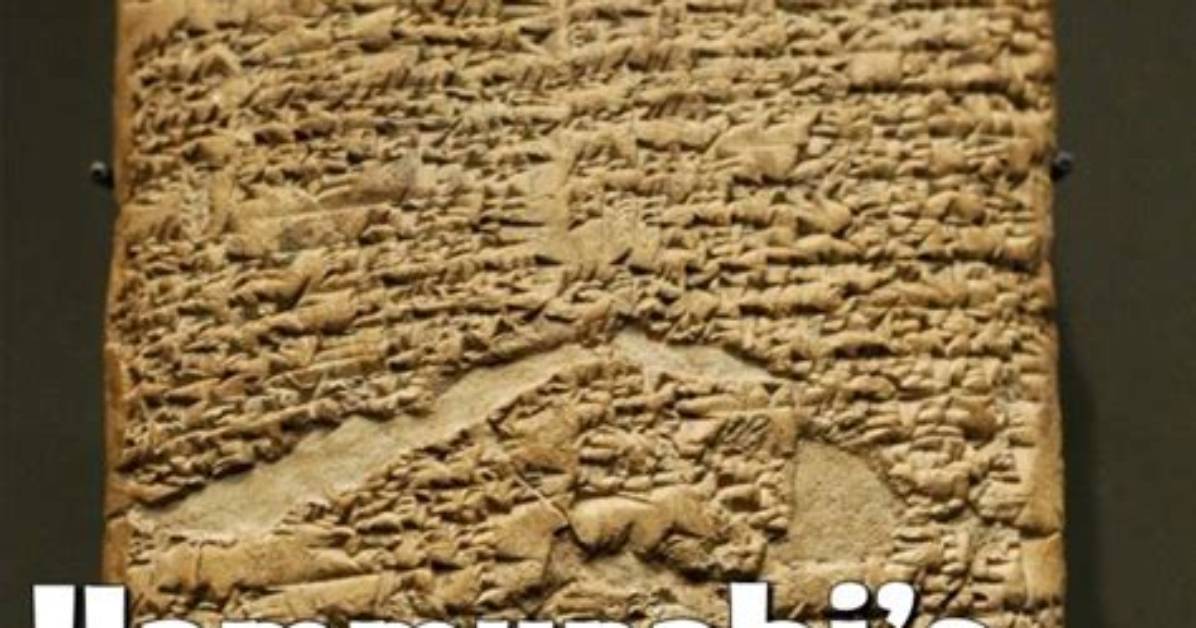 Why Did Hammurabi Make the Codes