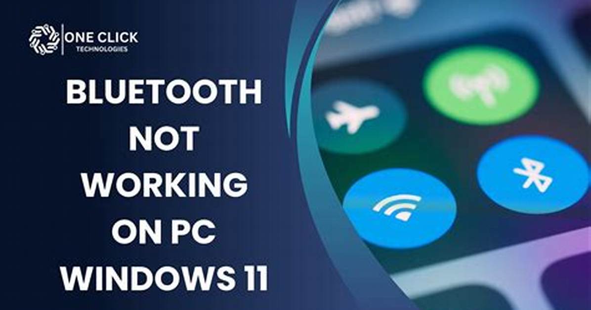 Why Did My Bluetooth Stop Working Windows 10?