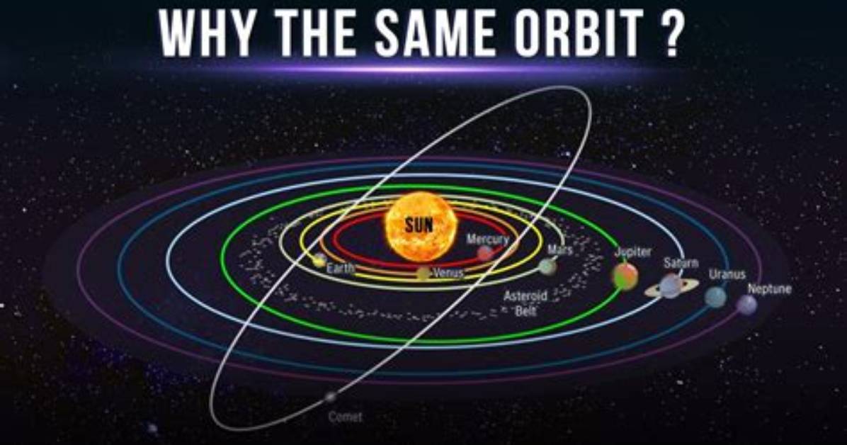 Why Do All the Planets Orbit Around the Sun