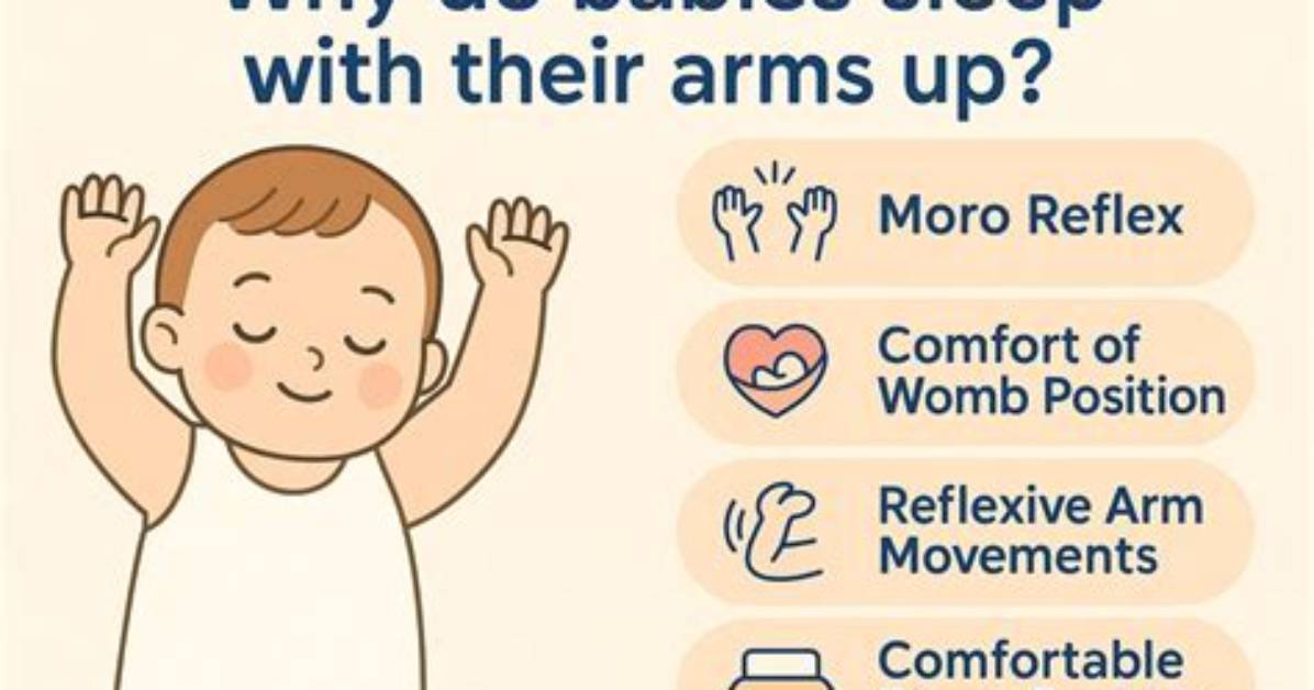 Why Do Babies Sleep with Their Hands up?