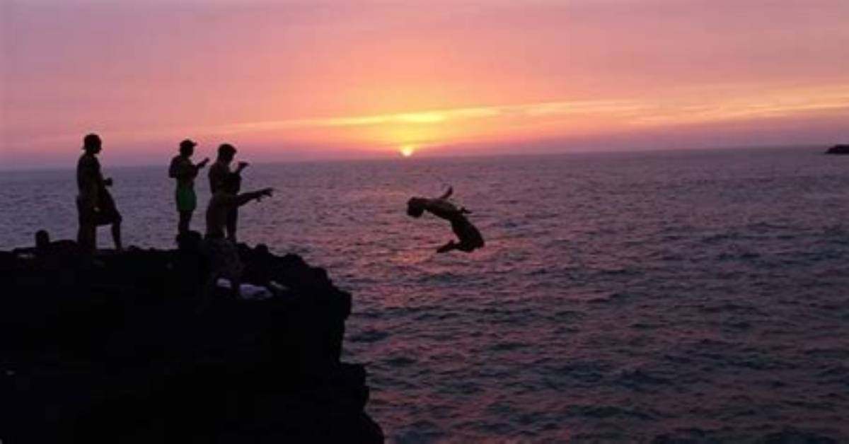 Why Do Cliff Divers Go in Feet First?