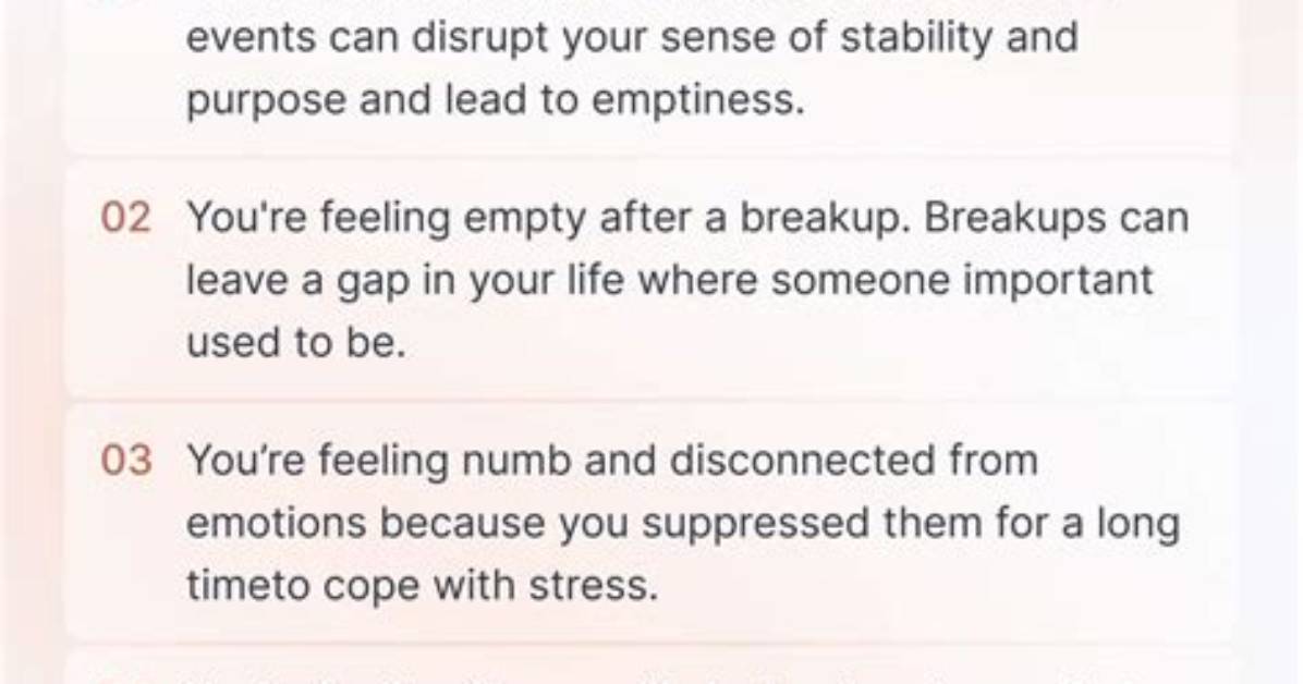 Why Do I Feel Empty After Being Rejected?