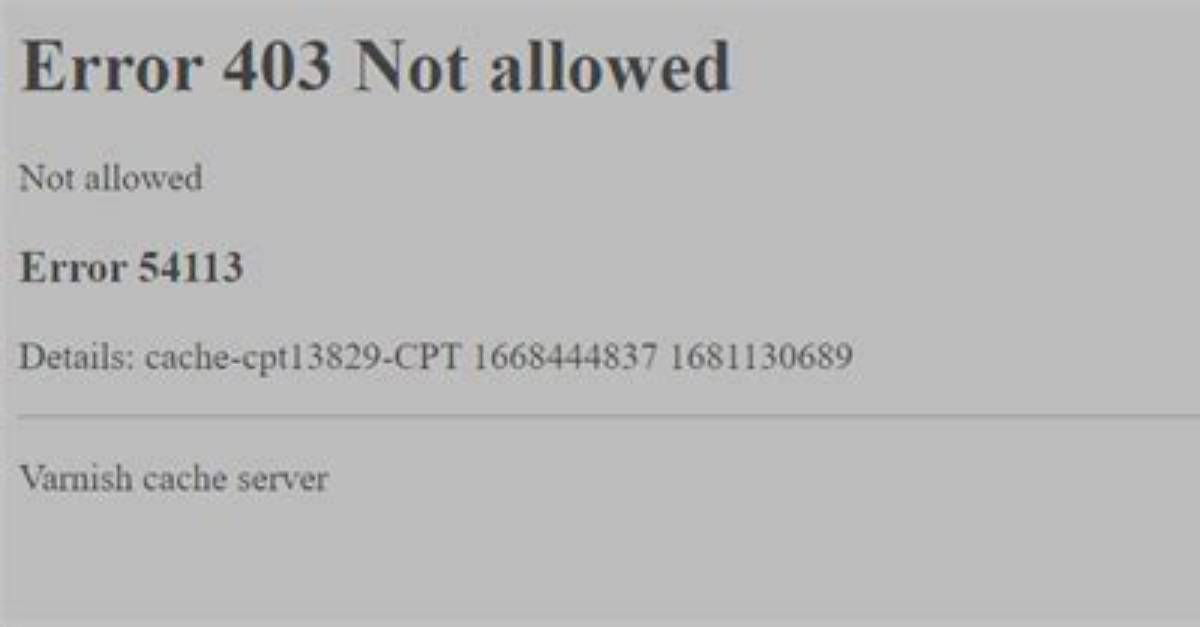 Why Do I Keep Getting a 403 Forbidden with Paypal?