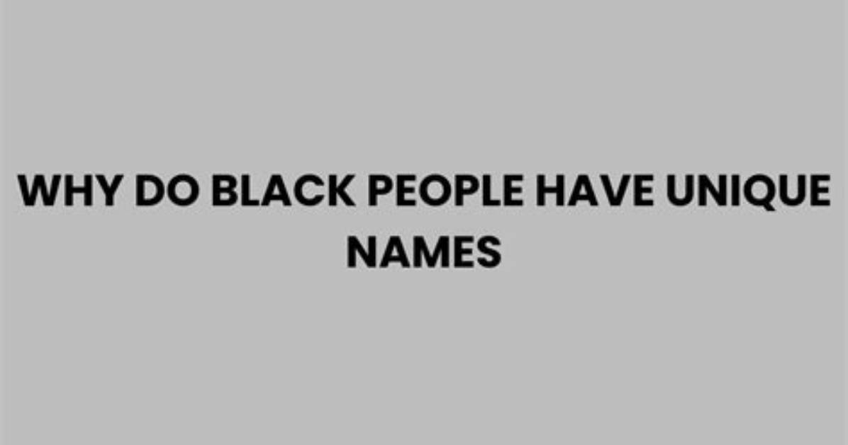 Why Do Names Have Meaning