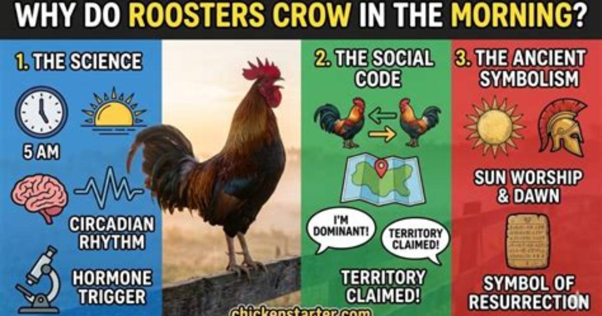 Why Do Roosters Crow So Much?