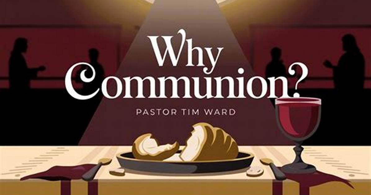 Why Do Salvationists Not Take Communion?
