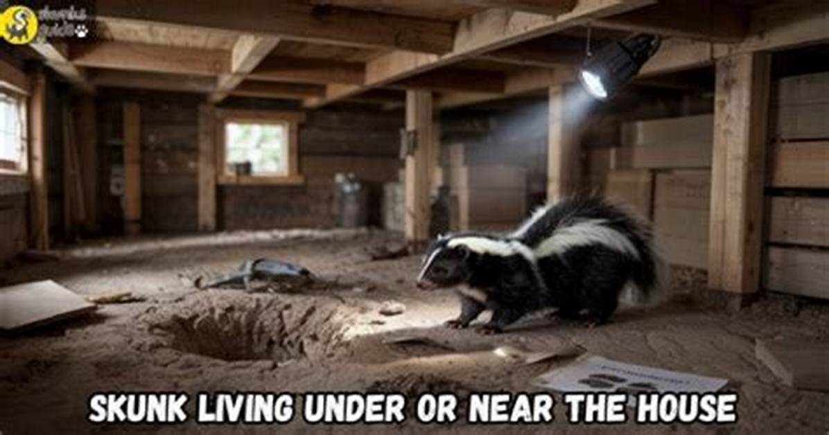 Why Do Skunks Spray Under House