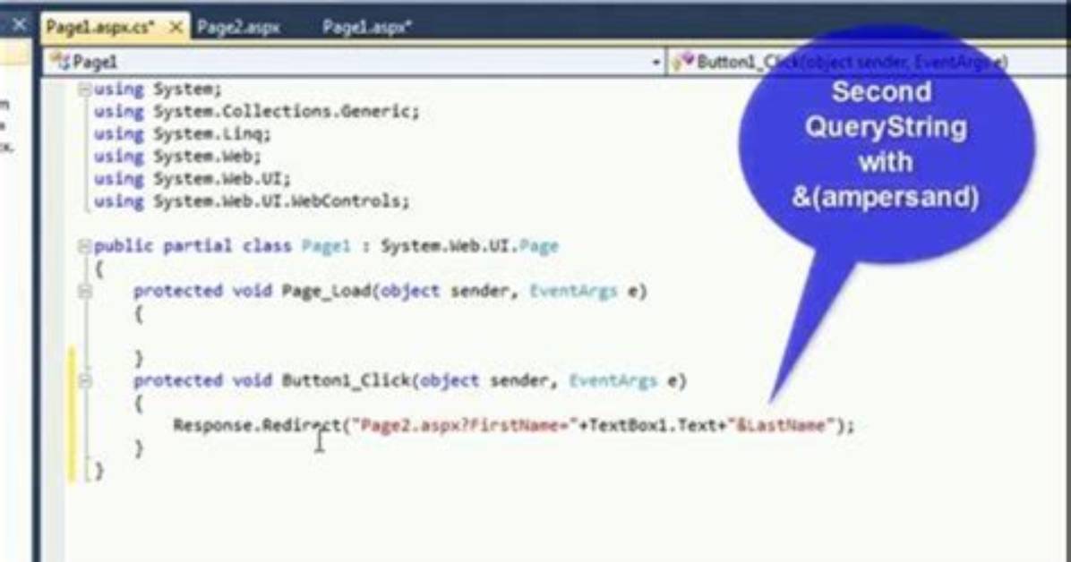 Why Do We Use Request Querystring in Asp Net?