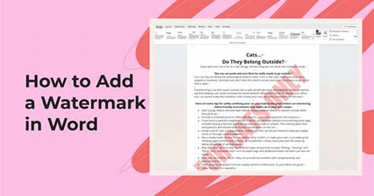 Why Do We Use Watermarks?