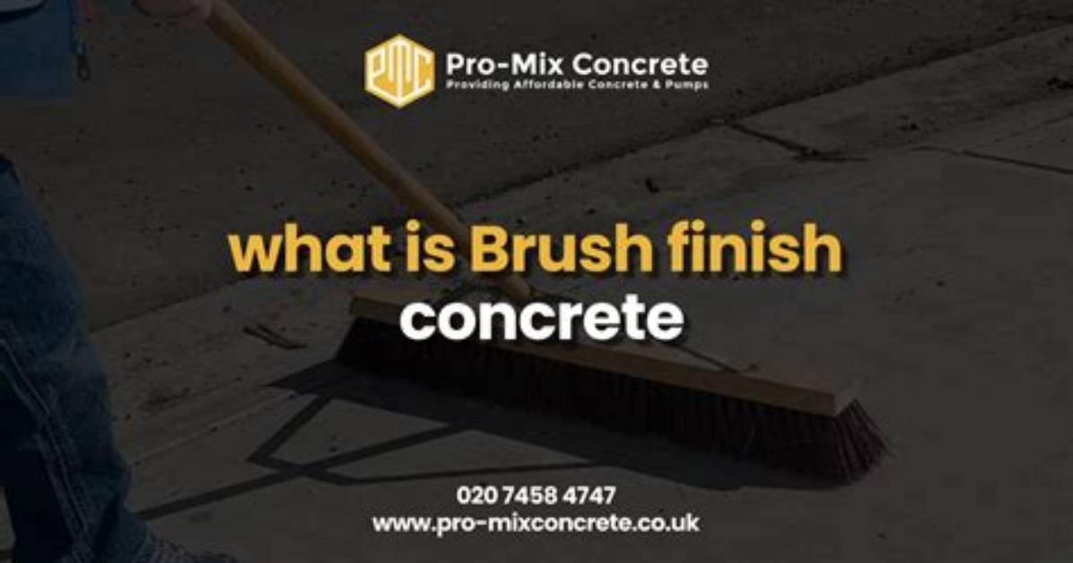 Why Do You Brush Concrete