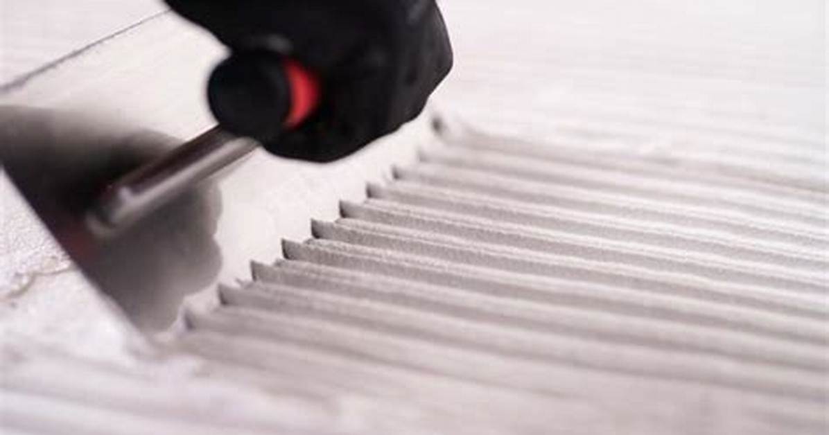 Why Do You Use a Notched Trowel for Tile
