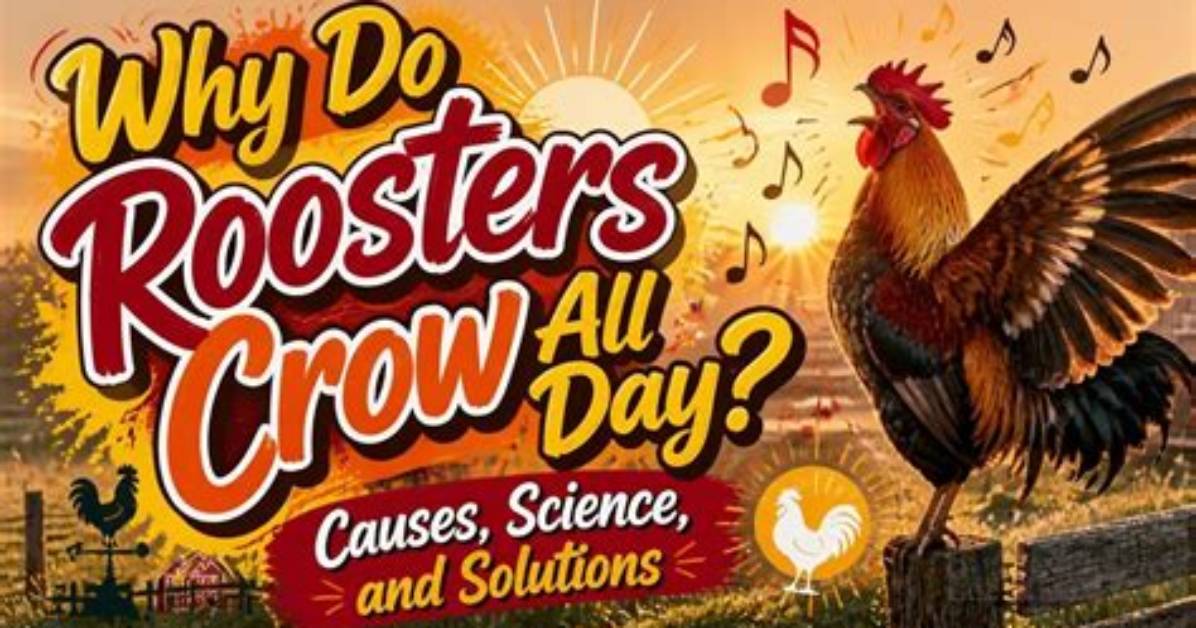 Why Does a Cockerel Crow All Day?