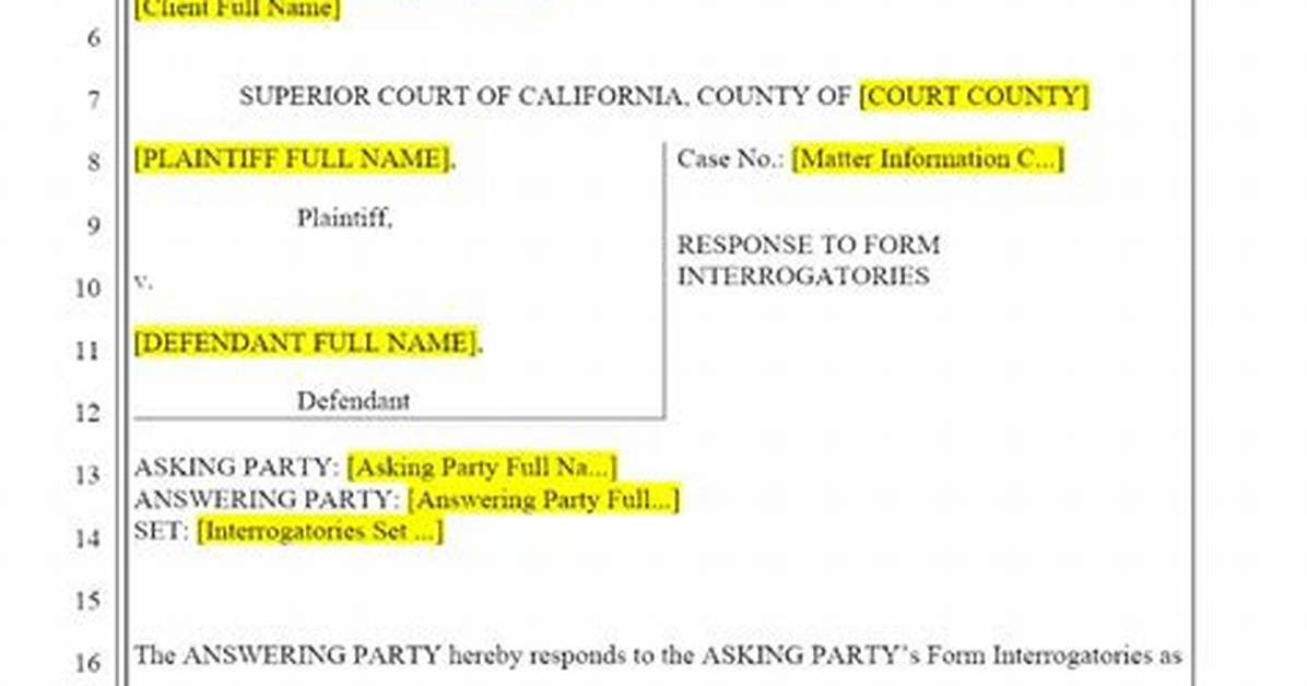 Why Does a Party File Interrogatories?