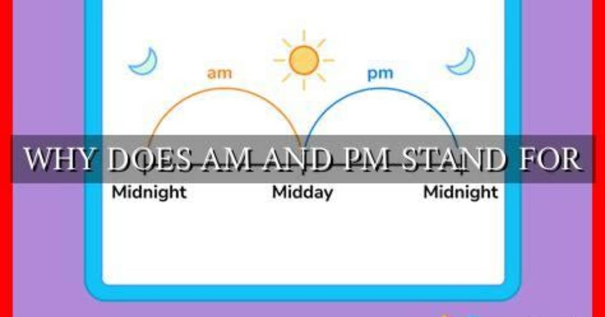 Why Does Am and Pm Stand for?