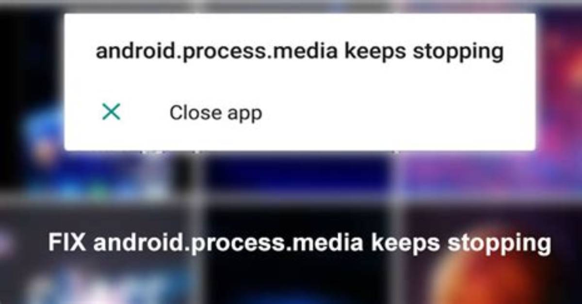 Why Does Android Process Media Keeps Stopping?