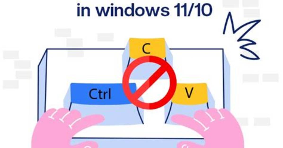 Why Does Ctrl C and v Not Work?