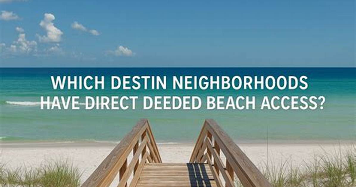 Why Does Deeded Beach Access Mean?