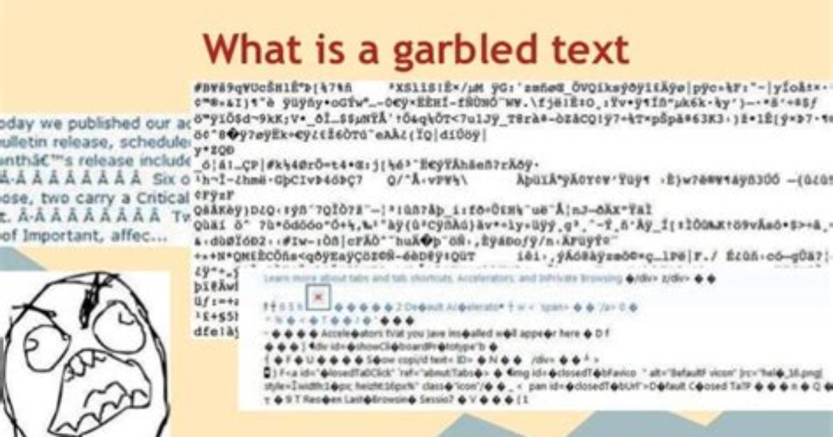 Why Does Garbled Mean?
