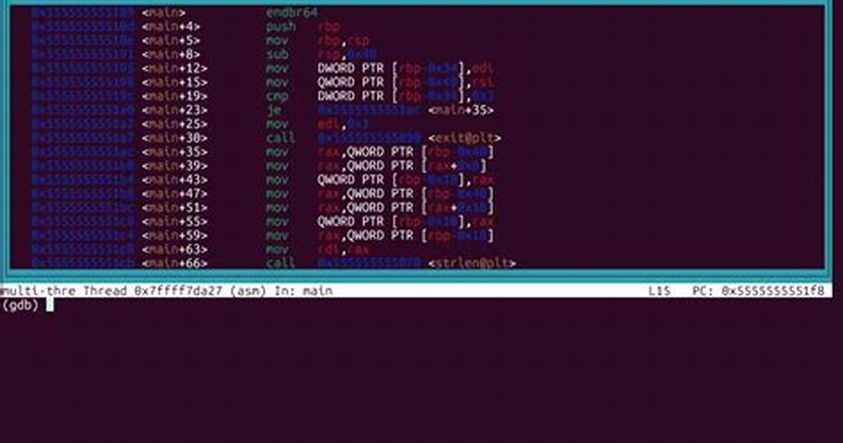 Why Does "Gdb> Disas /S Main" Not Show Me Source Code?