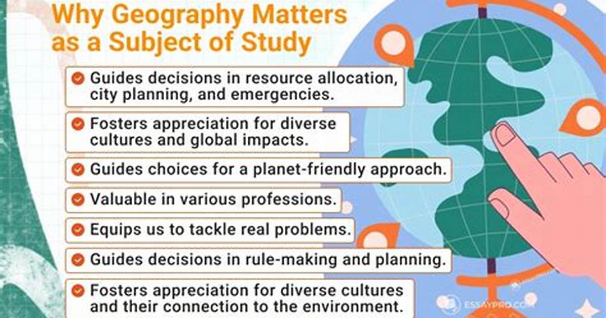 Why Does Geography Matters - Lisbd-Net. Com