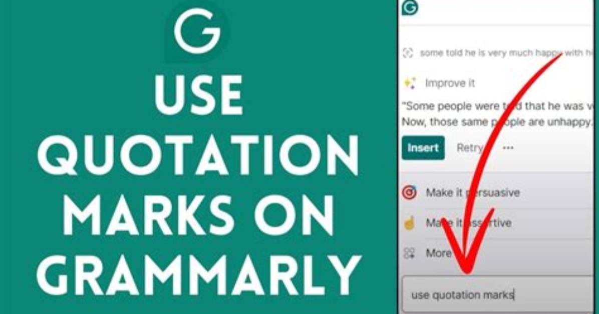 Why Does Grammarly Hate Quotation Marks