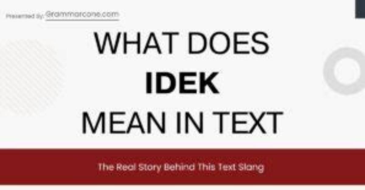 Why Does Ider Mean?