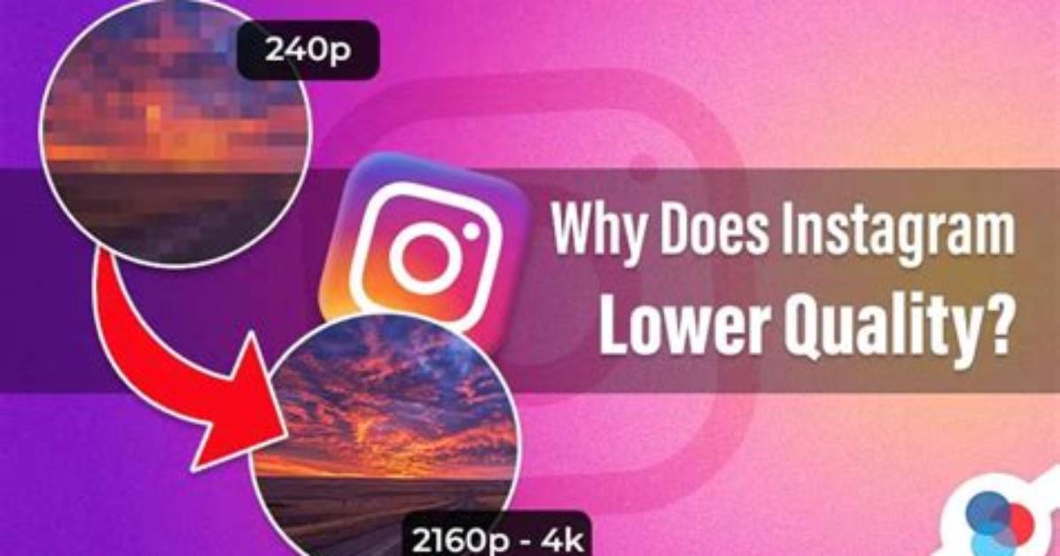 Why Does Instagram Lower Picture Quality Android?