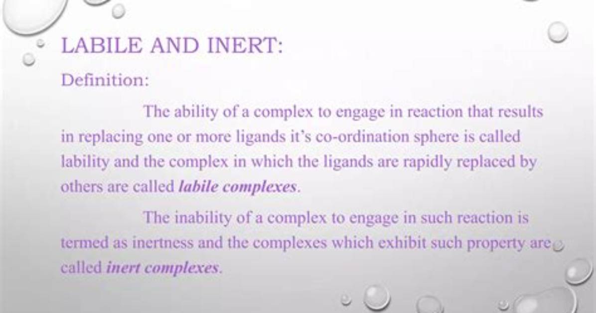 Why Does Labile Mean?