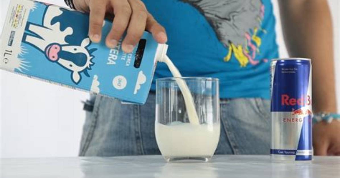 Why Does Milk and Red Bull React