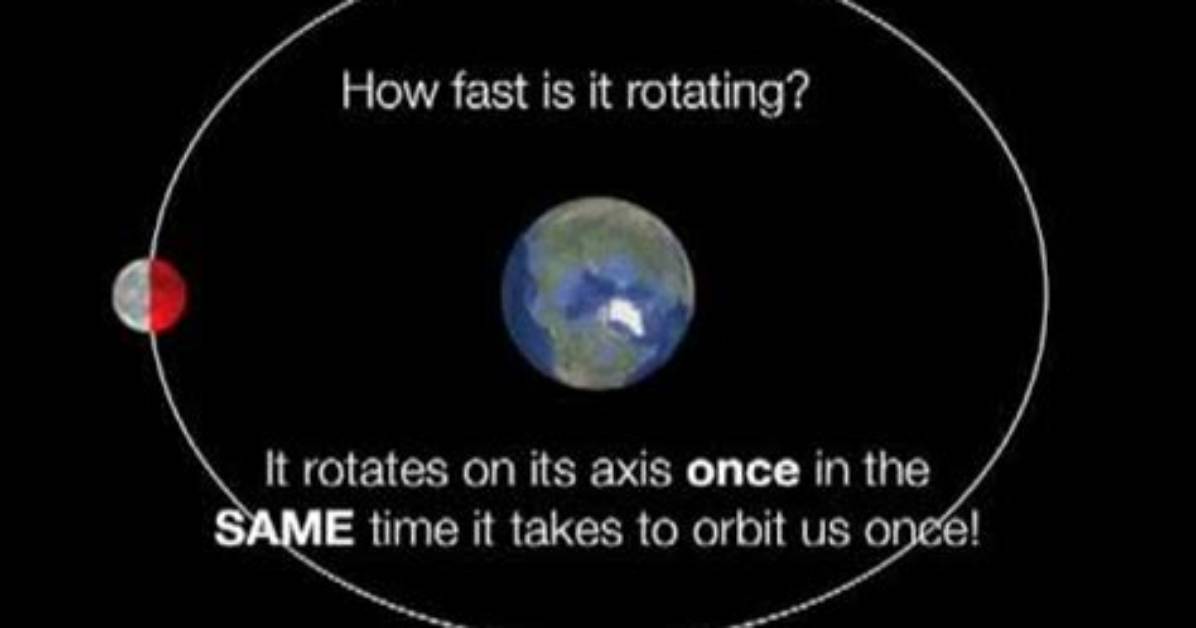 Why Does Moon Not Rotate