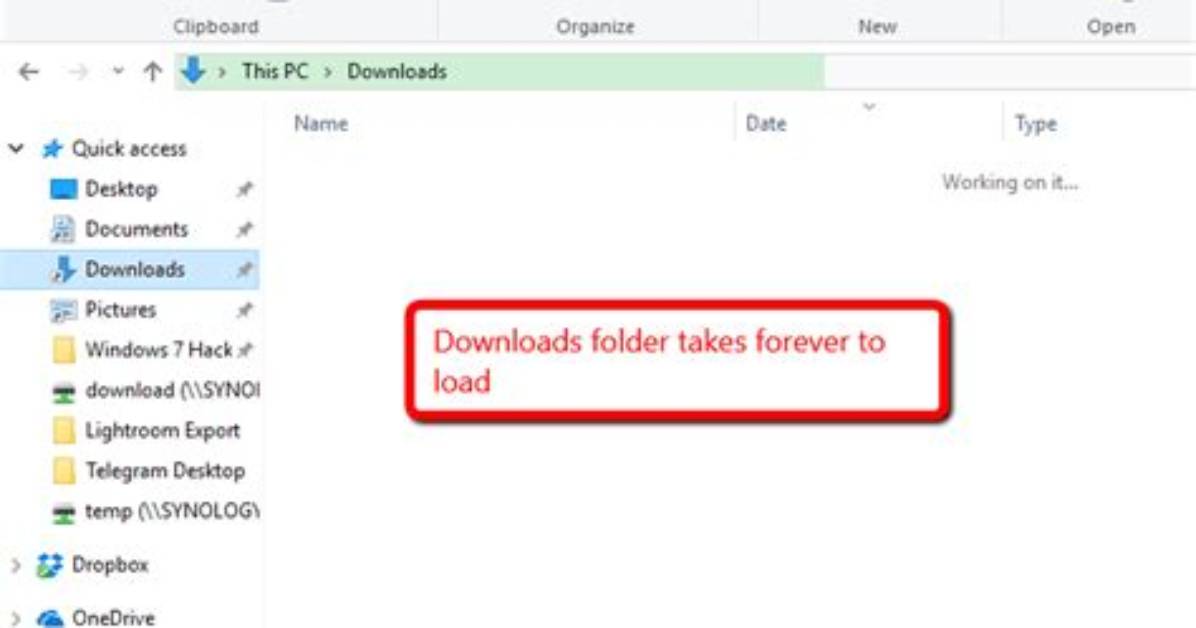 Why Does My Downloads Folder Take So Long to Load?