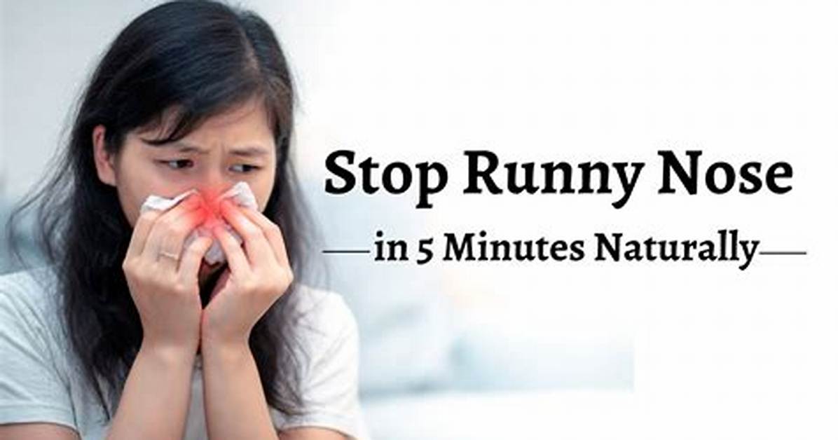 Why Does My Nose Continually Run?