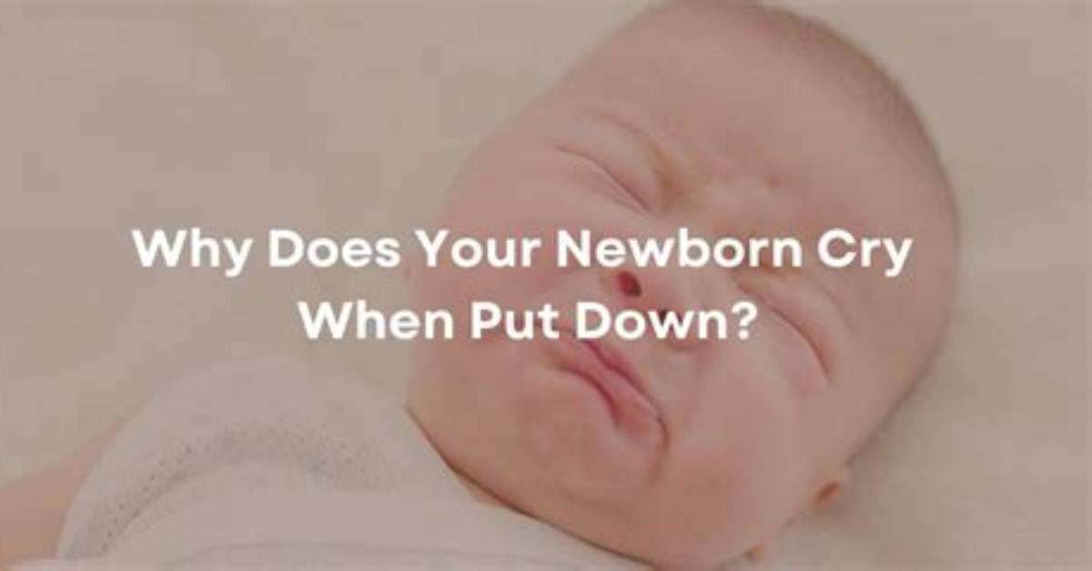 Why Does Newborn Cry When Put Down?