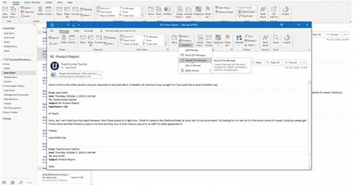 Why Does Outlook Resend Emails?