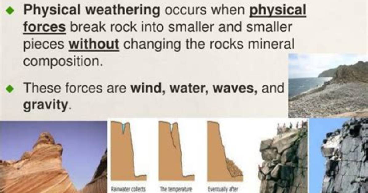 Why Does Physical Weathering Speed up the Processes of Chemical Weathering?